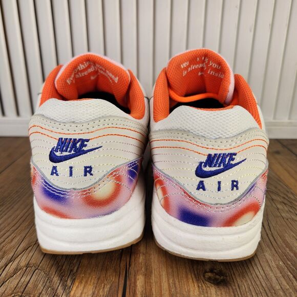 Nike Air Max 1 SE GS Womens 7.5 (6Y) White Orange Everything You Need FN7287-100 - Picture 4 of 9